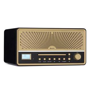 Auna Glastonbury, DAB CD-rádio, stereo reproduktory, BT, DAB/UWK, MP3, USB, Line-In