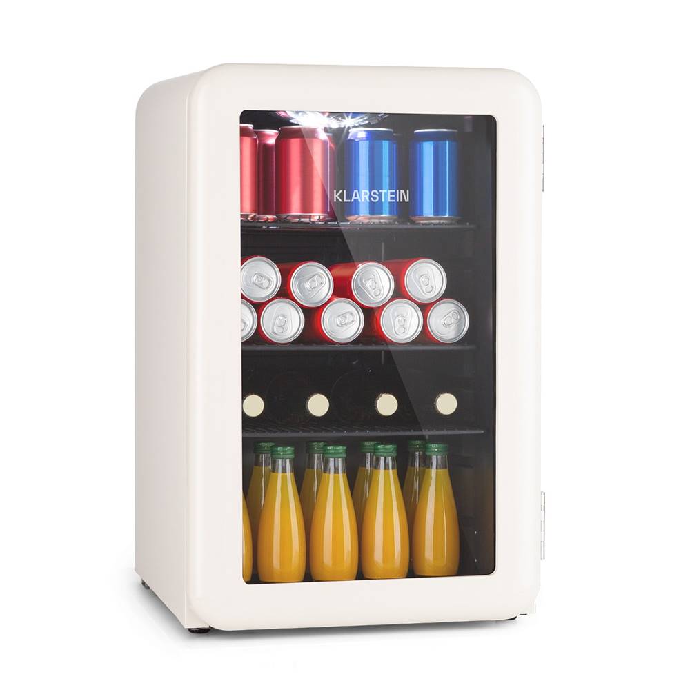 Klarstein  PopLife 70, chladnička na nápoje, chladnička, 0-10°C, retro dizajn, LED, značky Klarstein