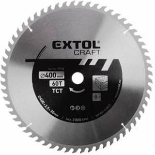EXTOL CRAFT Kotúč pílový s SK plátkami, 400x2,8x30mm, 60Z, značky EXTOL CRAFT