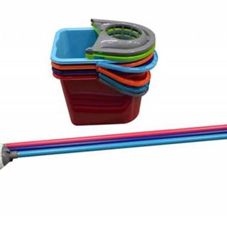 Kinekus Mop komplet plastový, 14 L, polookrúhly, mix farieb, značky Kinekus