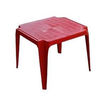 Stôl plastový, BABY, červený