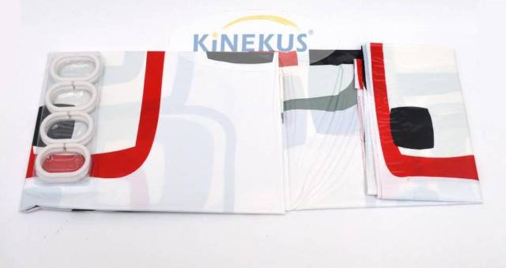 Kinekus Záves kúpeľňový, vzorovaný, rozmery 180x180cm, značky Kinekus