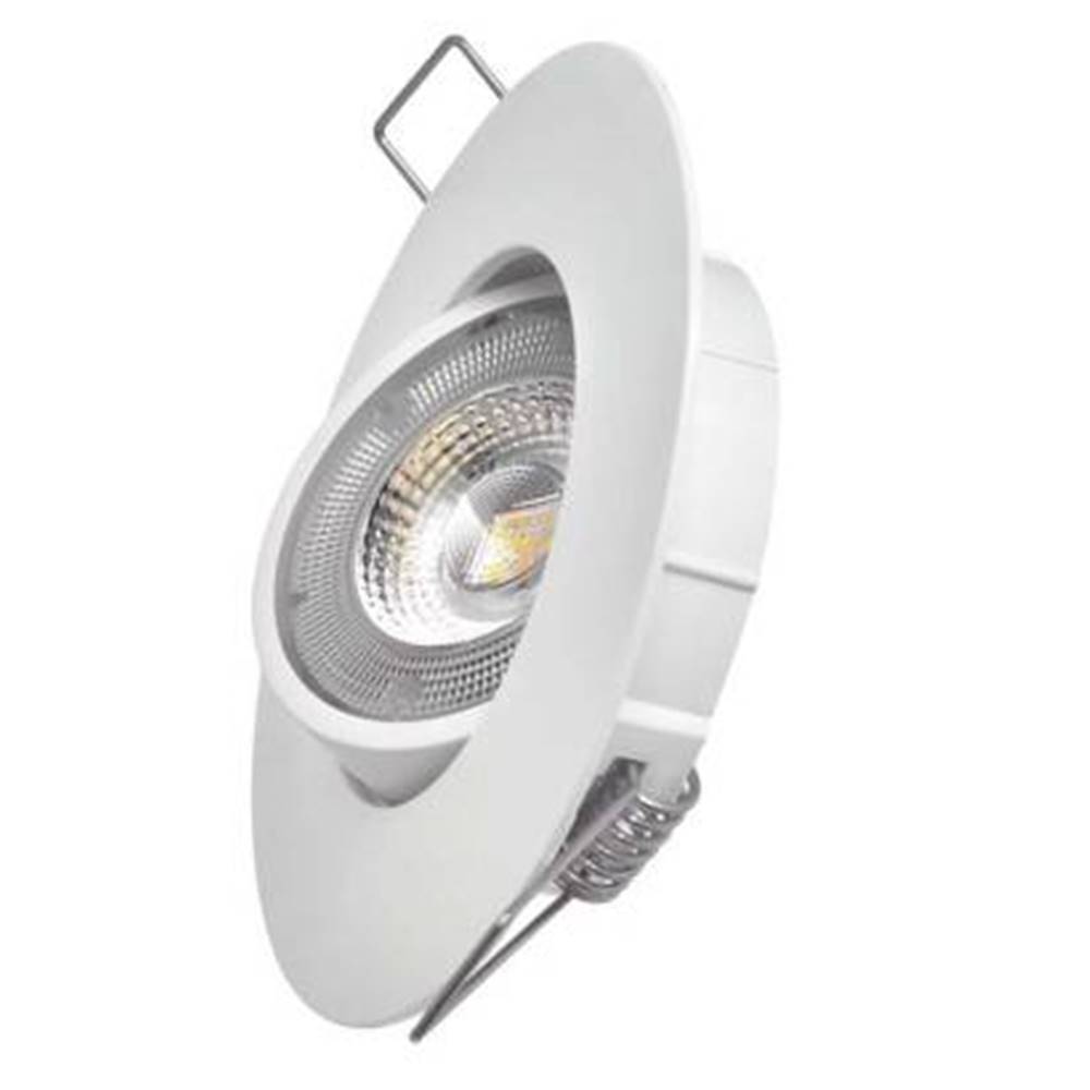 EMOS LED bodové svietidlo Exclusive biele, kruh 5W teplá biela ZD3121, značky EMOS
