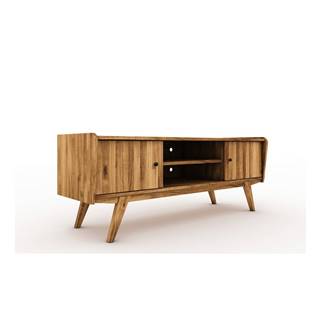 TV stolík z dubového dreva 160x61 cm Retro - The Beds