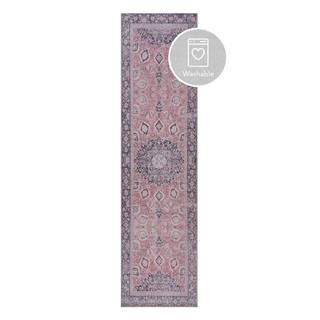 Flair Rugs Ružový prateľný koberec behúň 60x230 cm FOLD Somerton – , značky Flair Rugs