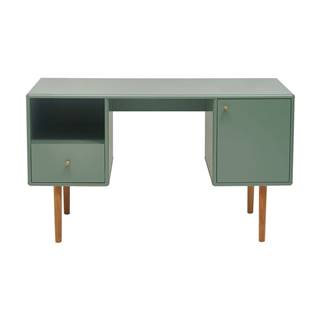 Zelený pracovný stôl 130x50 cm Color Living - Tom Tailor for Tenzo
