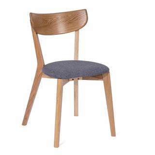 Bonami Essentials Jedálenská stolička z dubového dreva so šedým sedákom Arch - , značky Bonami Essentials
