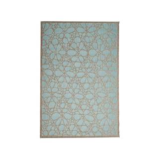 Floorita Modrý vonkajší koberec  Fiore, 135 × 190 cm, značky Floorita
