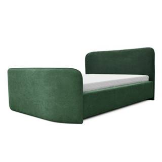 Sconto Čalúnená posteľ HELENE zelená, 180x200 cm, značky Sconto