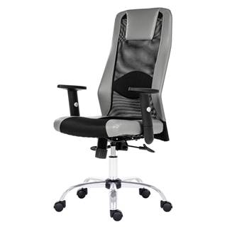 Kancelárska stolička HARDING čierna/sivá
