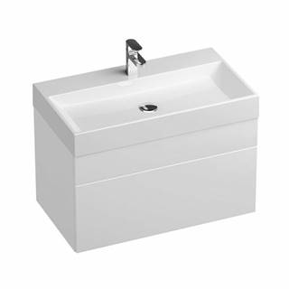 Ravak Kúpeľňová skrinka pod umývadlo  Natural 80x45 cm biela, značky Ravak
