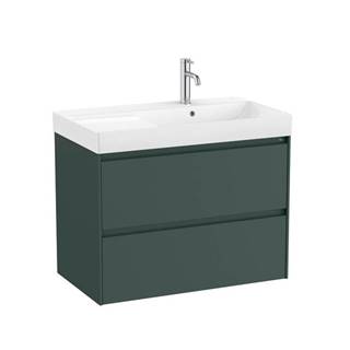 Roca Kúpeľňová skrinka s umývadlom  ONA 80x64,5x46 cm zelená mat ONA802ZZMP, značky Roca