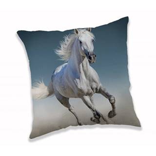 Jerry Fabrics  Vankúšik White horse, 40 x 40 cm, značky Jerry Fabrics