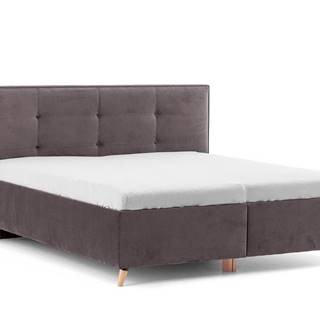 DREVONA Manželská posteľ 180 cm ZARA, sivohnedá taupe Terra 29, značky DREVONA