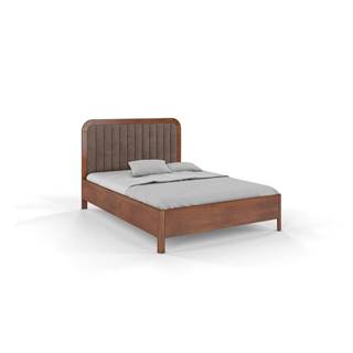 Skandica Karamelovohnedá dvojlôžková posteľ z bukového dreva  Visby Modena, 160 x 200 cm, značky Skandica