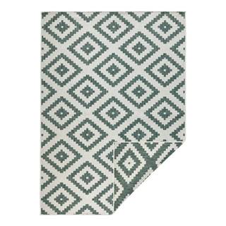 NORTHRUGS Zeleno-krémový vonkajší koberec  Malta, 80 x 150 cm, značky NORTHRUGS