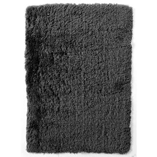 Tmovosivý ručne tuftovaný koberec Think Rugs Polar PL Charcoal, 80 × 150 cm