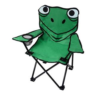 Zelená skladacia kempingová stolička Cattara Frog