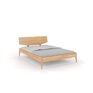 Dvojlôžková posteľ z bukového dreva Skandica Sund, 180 x 200 cm