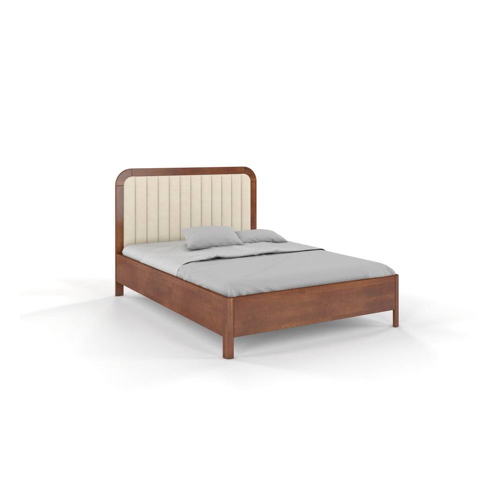 Skandica Svetlohnedá dvojlôžková posteľ z bukového dreva  Visby Modena, 160 x 200 cm, značky Skandica