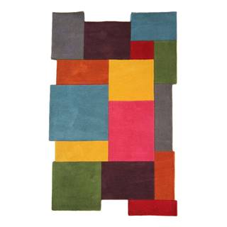 Farebný vlnený koberec Flair Rugs Illusion Collage, 150 x 240 cm