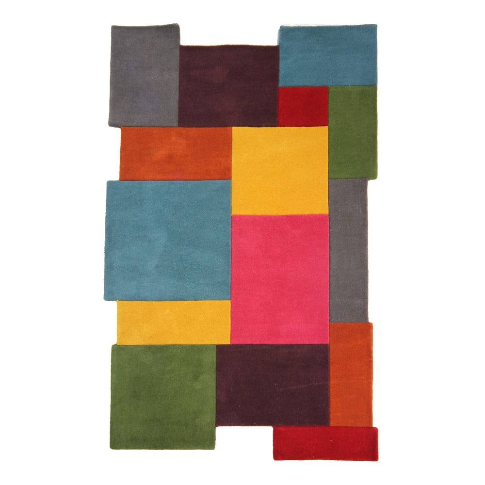 Flair Rugs Farebný vlnený koberec  Illusion Collage, 150 x 240 cm, značky Flair Rugs