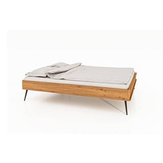 Dvojlôžková posteľ z dubového dreva 160x200 cm Kula - The Beds