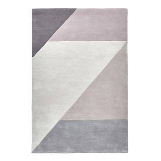 Sivý vlnený koberec Think Rugs Elements, 120 x 170 cm