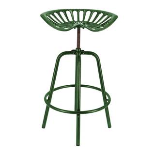 Esschert Design Zelená kovová záhradná barová stolička Traktor – , značky Esschert Design