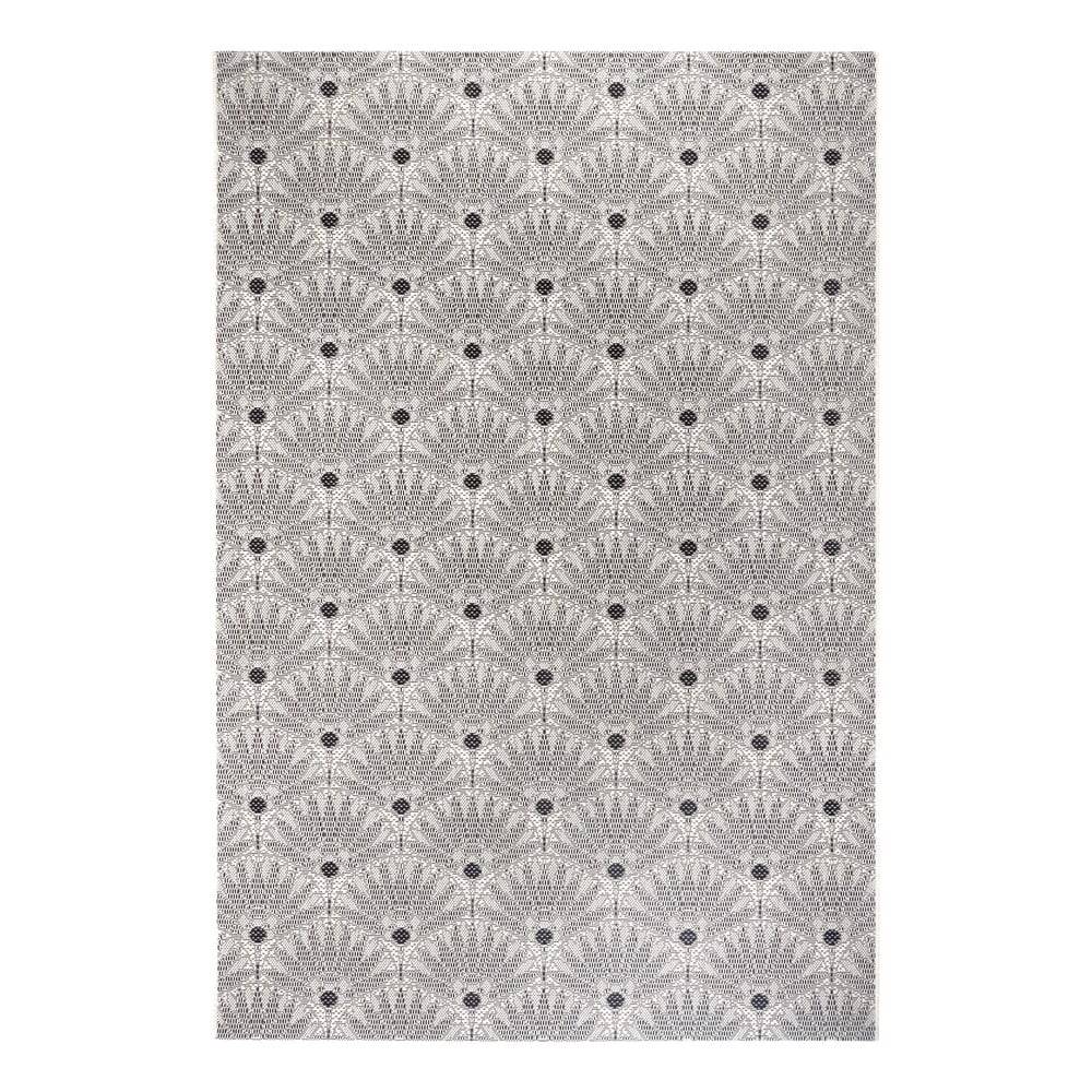 Ragami Čierno-sivý vonkajší koberec  Amsterdam, 80 x 150 cm, značky Ragami