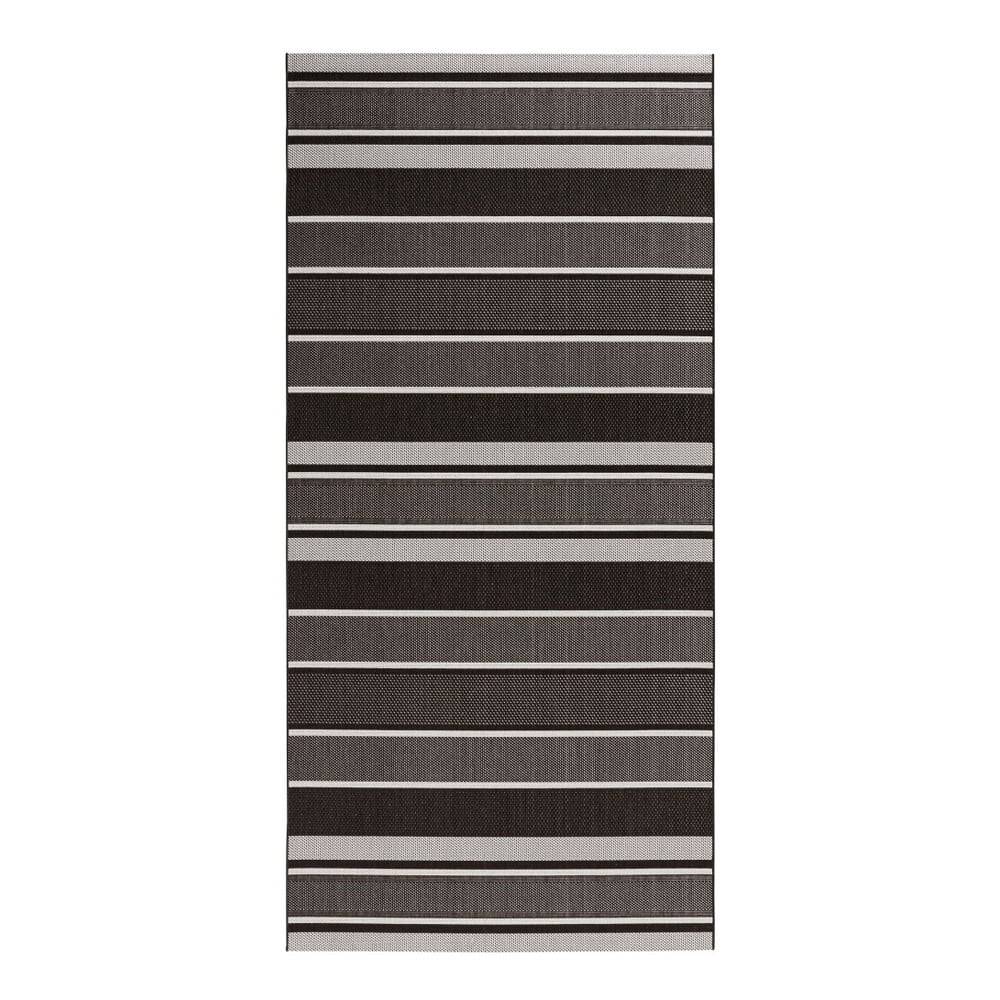 NORTHRUGS Čierný vonkajší koberec  Strap, 80 x 200 cm, značky NORTHRUGS