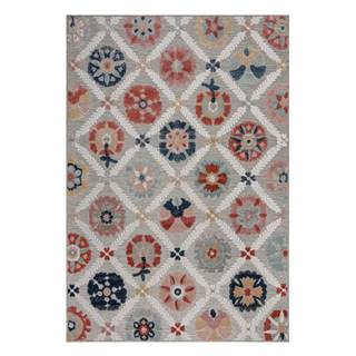Sivý vonkajší koberec 170x120 cm Flora - Flair Rugs