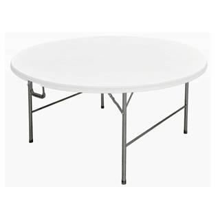 Okrúhly záhradný jedálenský stôl ø 160 cm - Rojaplast