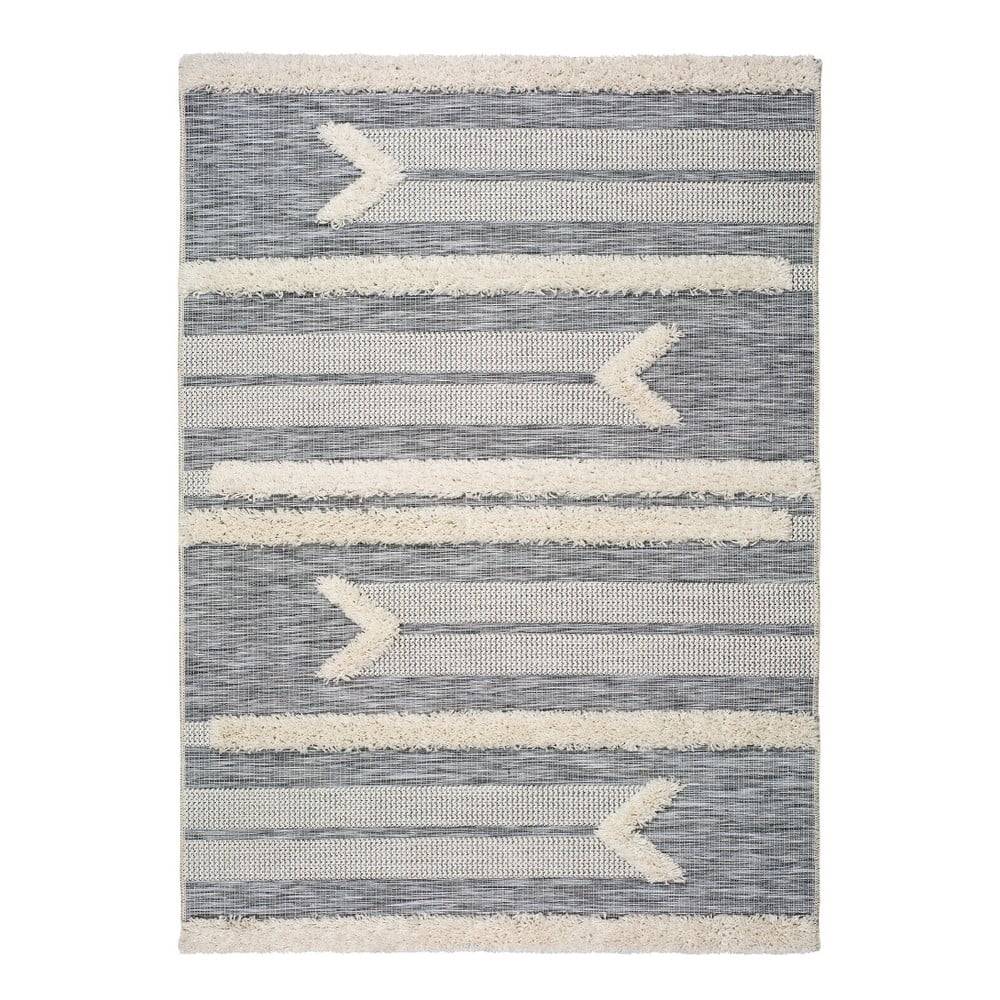Universal Sivo-biely koberec  Cheroky, 55 × 110 cm, značky Universal