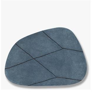 Modrý vlnený koberec 120x154 cm Shape - Mette Ditmer Denmark