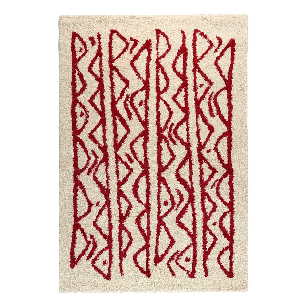 Bonami Selection Krémovo-červený koberec  Morra, 120 x 180 cm, značky Bonami Selection