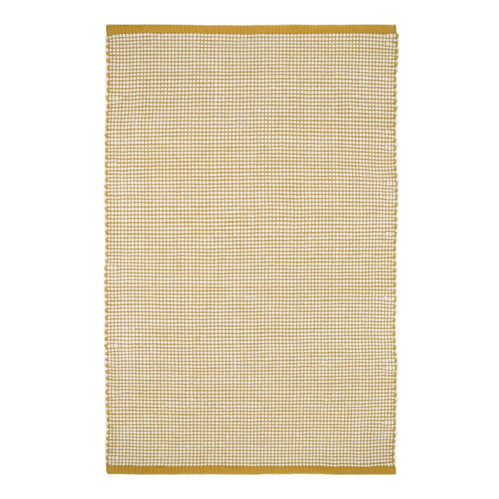 Nattiot Žltý koberec s podielom vlny 130x70 cm Bergen - , značky Nattiot
