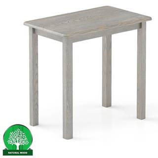 MERKURY MARKET Stôl borovica ST104-80x75x50 grey, značky MERKURY MARKET