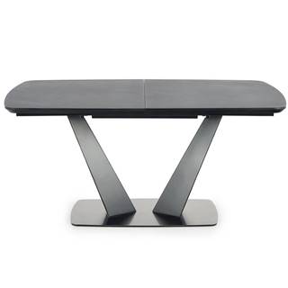 Stôl Fangor 160/220 Tmavé Popolavý/Čierna