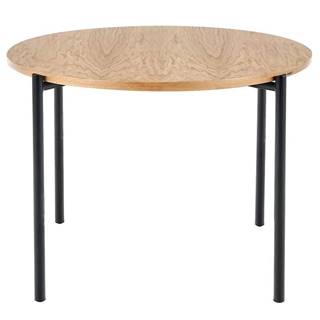 MERKURY MARKET Stôl Morgan 120 Mdf/Oceľ – Dub Zlatá/Čierna, značky MERKURY MARKET