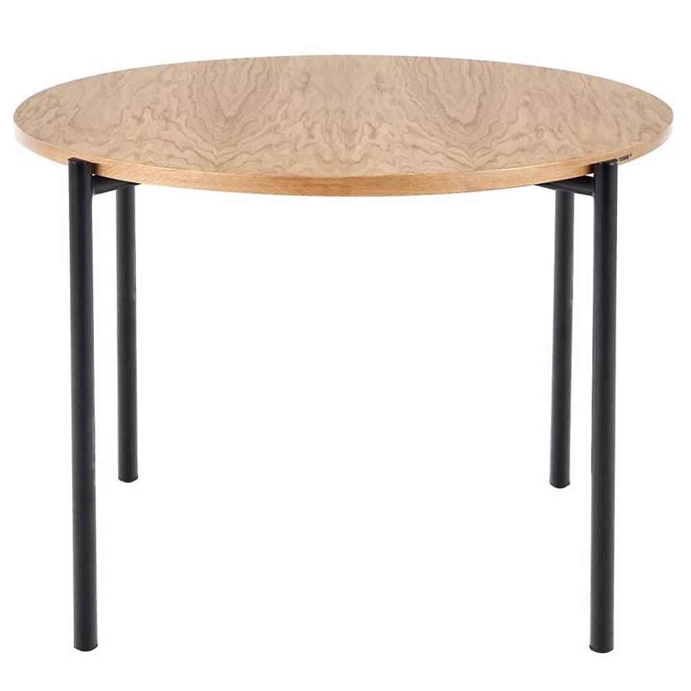 MERKURY MARKET Stôl Morgan 120 Mdf/Oceľ – Dub Zlatá/Čierna, značky MERKURY MARKET