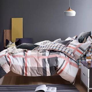 Bavlnená saténová posteľná bielizeň albs-0917b/3 160x200 lasher