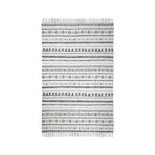 Čierno-biely bavlnený koberec HSM collection Colorful Living Manio, 120 × 180 cm