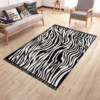 Kate Louise Obojstranný prateľný koberec  Doube Sided Rug Zebra, 80 × 150 cm, značky Kate Louise