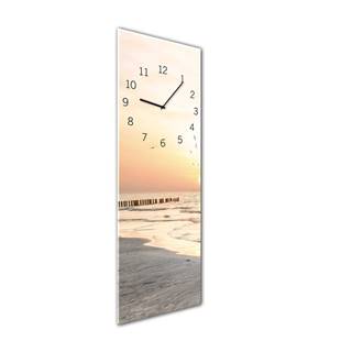 Styler Nástenné hodiny  Glassclock Beach, 20 × 60 cm, značky Styler
