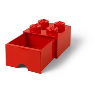 LEGO® Červený úložný box so zásuvkou , značky LEGO®