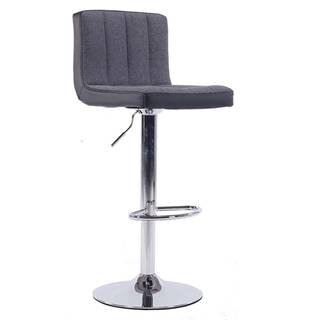 Barová stolička sivá/čierna HILDA