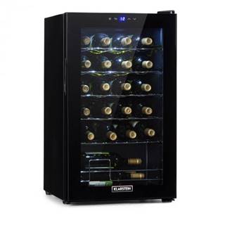 Klarstein Shiraz 24 Uno Chladnička na víno 63 litrov 24 fliaš Dotykový ovládací panel 5-18 °C