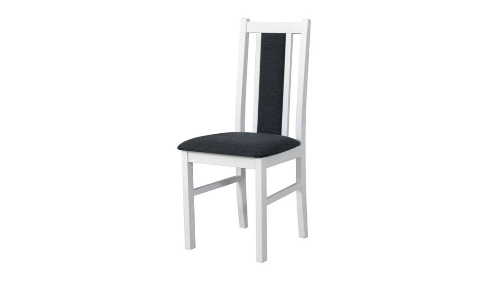 Sconto Jedálenská stolička BOLS 14 biela/čierna, značky Sconto